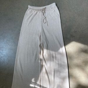 Lullaby Club Alex Knit Pants in Sand, S/M size, sold-out online
